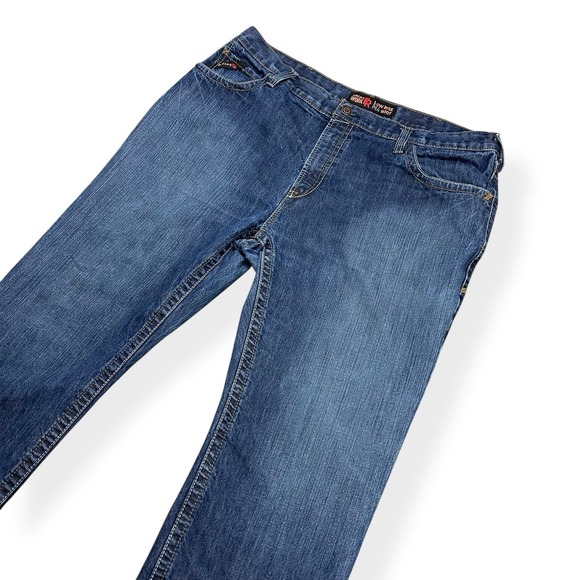 Ariat Work FR Men's Low Rise M4 Boot Cut Jeans 42x32 Flame Resistant HRC2 2112 - Picture 4 of 16